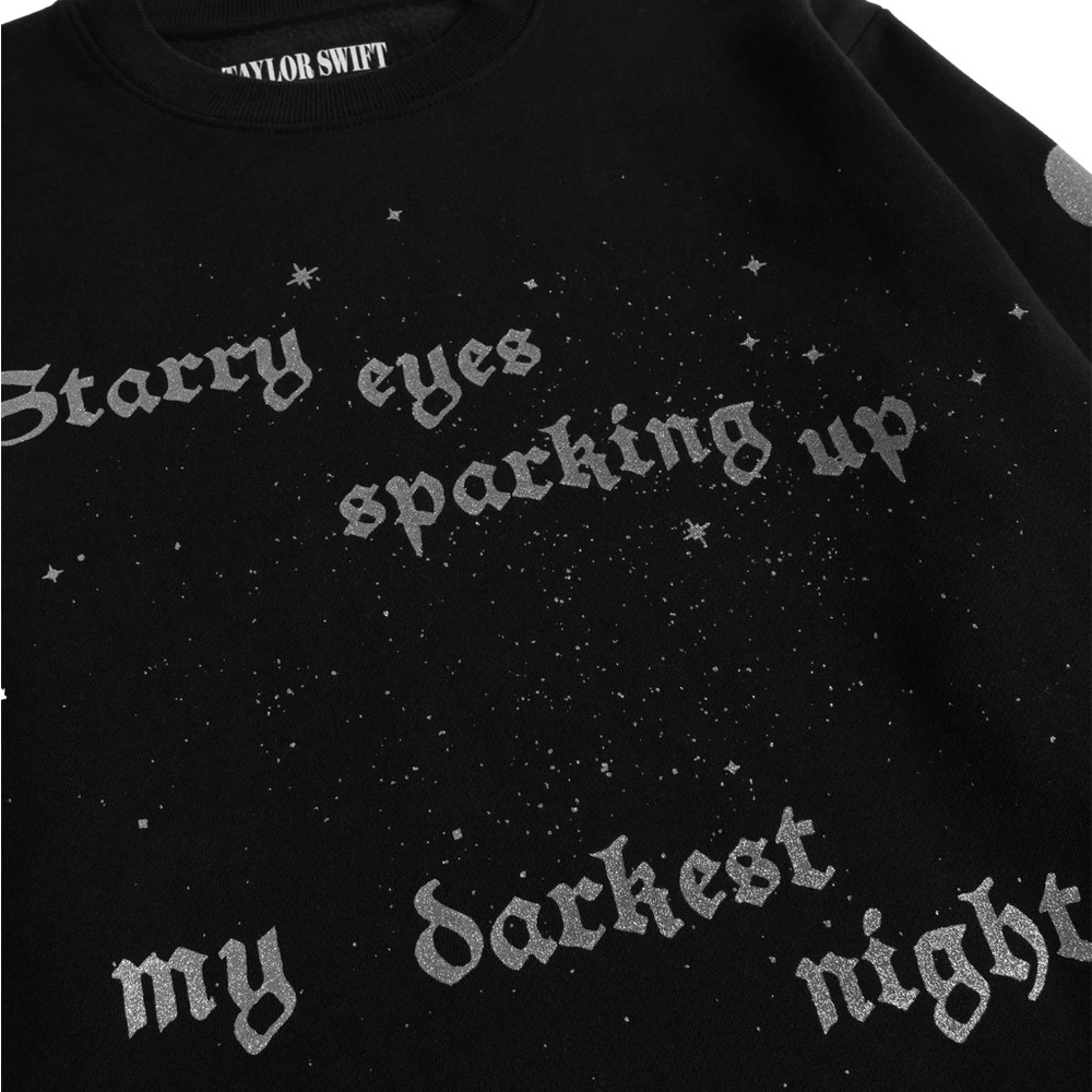 TAYLOR SWIFT • SPARKING UP MY DARKEST NIGHT CREWNECK (M) - Picture 4 of 4